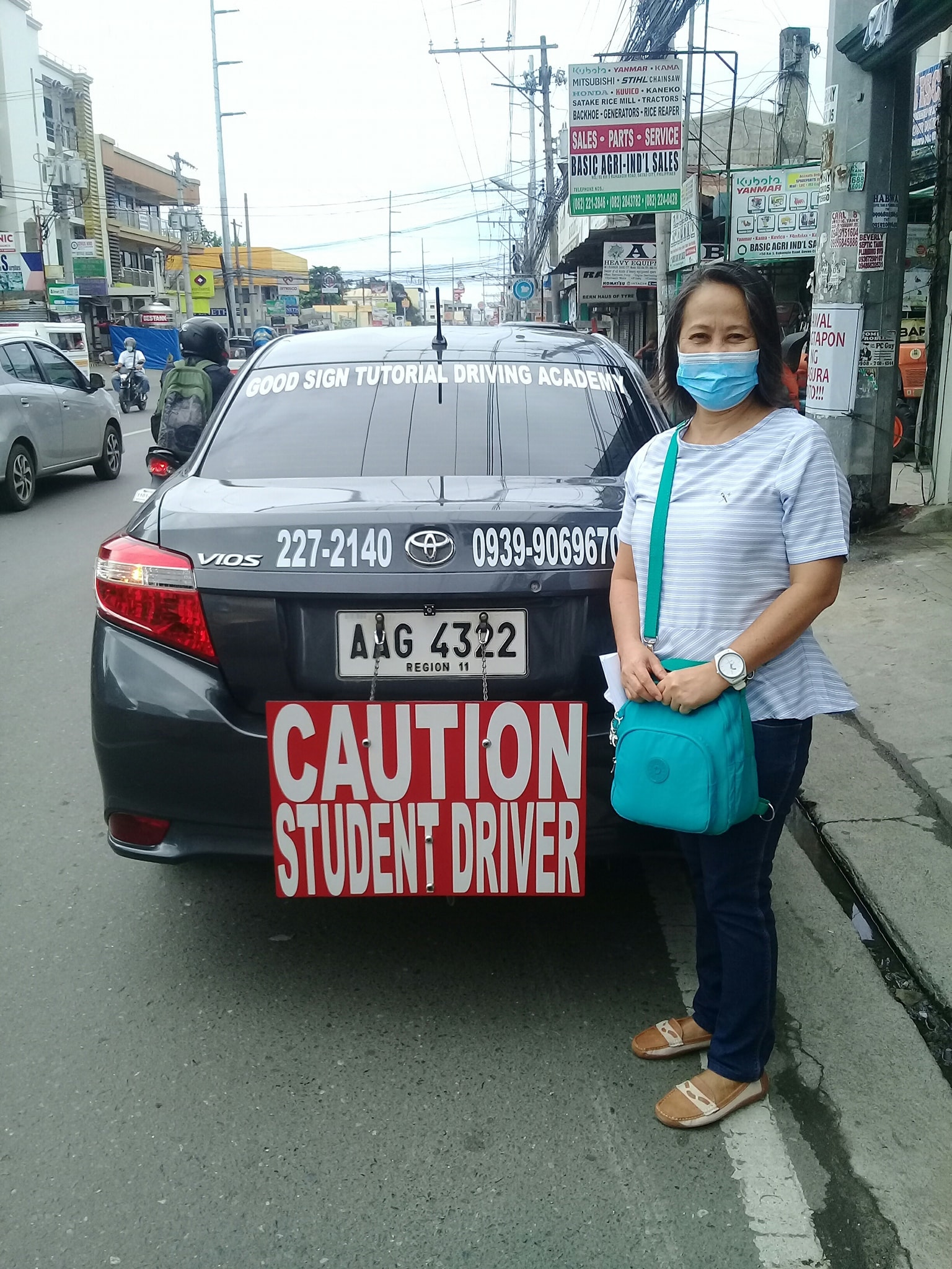 Thank you Maam for trusting Goodsign driving. Have a - Driving School in Davao